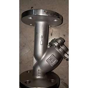 سالار صنعت آراز شیر یکطرفه سوپایی استیل فلنجدار 